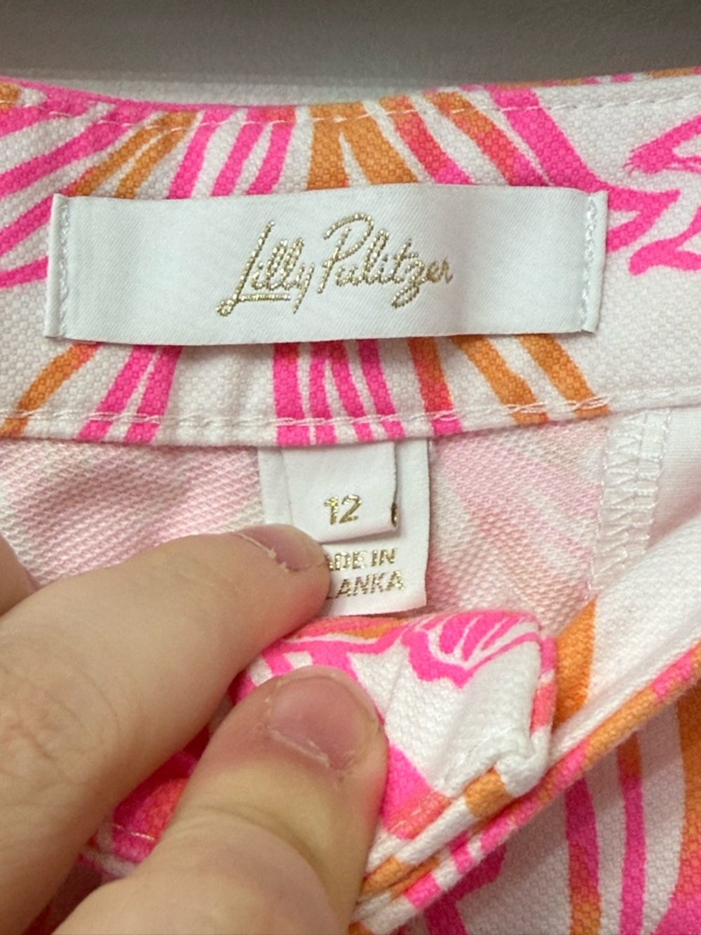 Lilly Pulitzer Floral Scallop-Hem Shorts - Picture 6 of 7